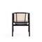 Manhattan Comfort Versailles Armchair in Black and Natural Cane ACCA02-BK - alternate 5